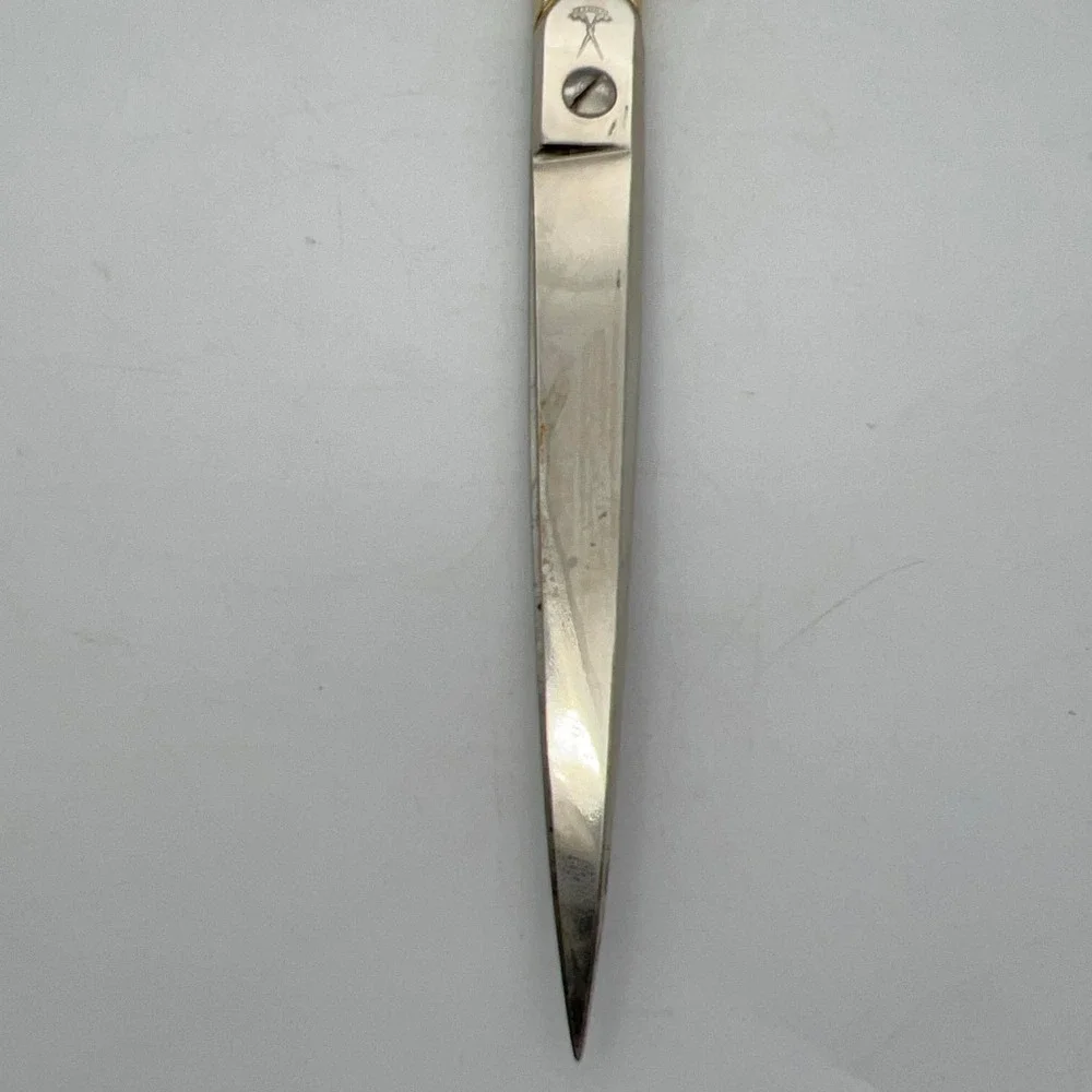 Vintage J.A. Henckels Inox‎ Germany Scissors & Letter Opener Desk Set with Case